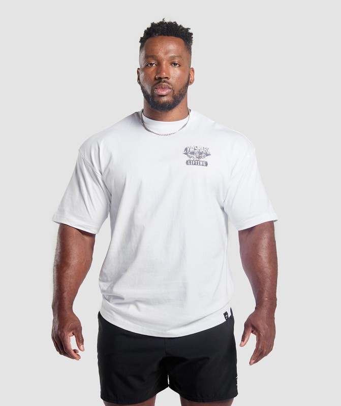 Gymshark Lifting Man T-Shirt T-Shirt Herr Vita | 461OFNZMR