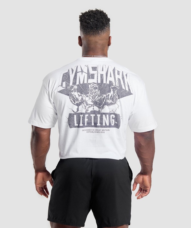 Gymshark Lifting Man T-Shirt T-Shirt Herr Vita | 461OFNZMR