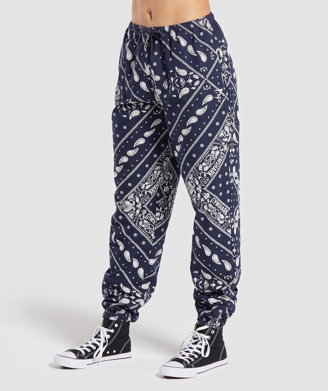 Gymshark Lifting Pump Pants Byxor Dam Blå | 869UIESXV