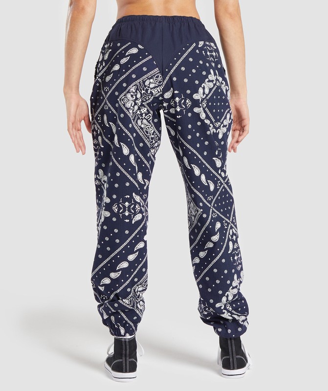 Gymshark Lifting Pump Pants Byxor Dam Blå | 869UIESXV