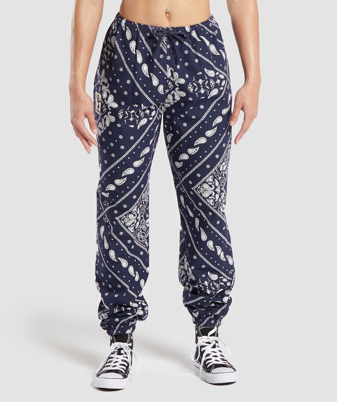 Gymshark Lifting Pump Pants Byxor Dam Blå | 869UIESXV