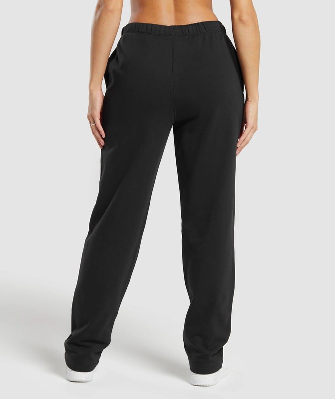 Gymshark Lifting Straight Leg Jogger Joggingbyxor Dam Svarta | 036JIBVYW