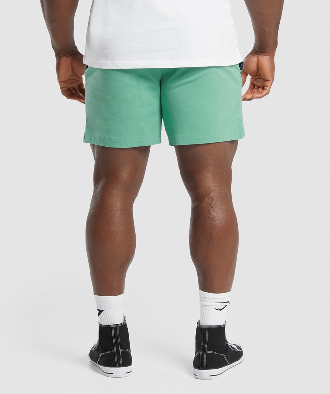 Gymshark Lightweight Jersey Shorts Shorts Herr Gröna | 926BGTXIM