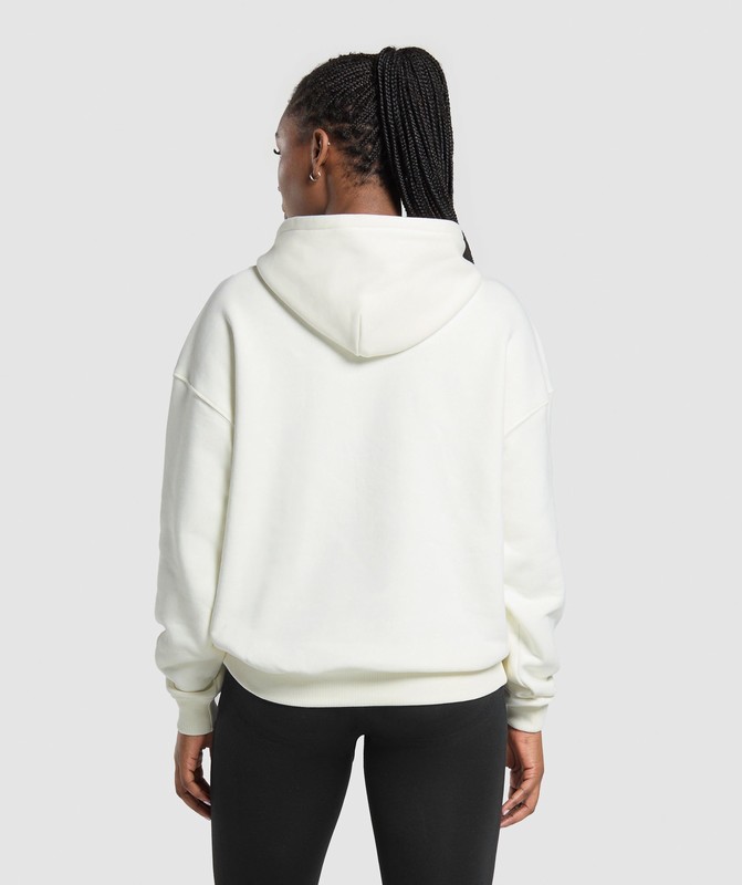 Gymshark London Fitness Club Graphic Oversized Hoodie Hoodie Dam Vita | 821GVWKCT