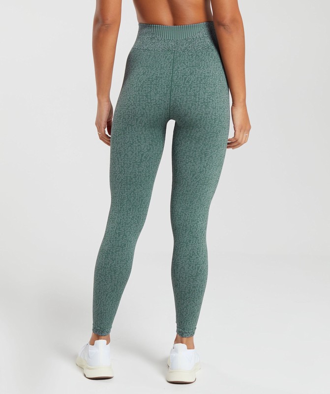 Gymshark Marl Seamless Leggings Leggings Dam Mörkgrå Grå | 790PAOTXV