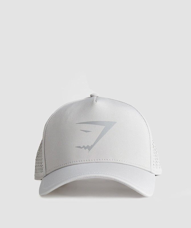 Gymshark Mesh Trucker Keps Herr Silver Grå | 294PEXIFN