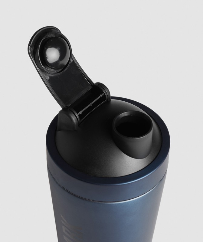 Gymshark Metal Shaker Vattenflaskor Dam Blå | 254DCNRJF