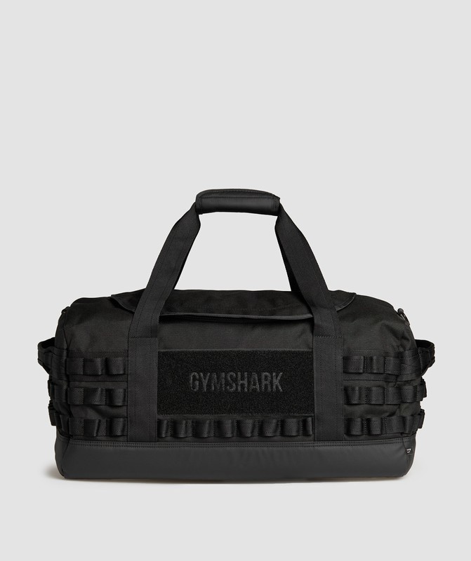 Gymshark Military Holdall Väska Dam Svarta | 302NQLKJG
