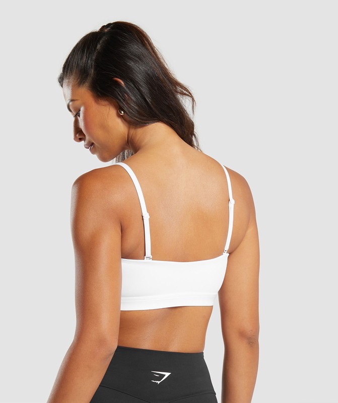 Gymshark Multi Way Strap Bandeau Bra BH Dam Vita | 245ORSGLA