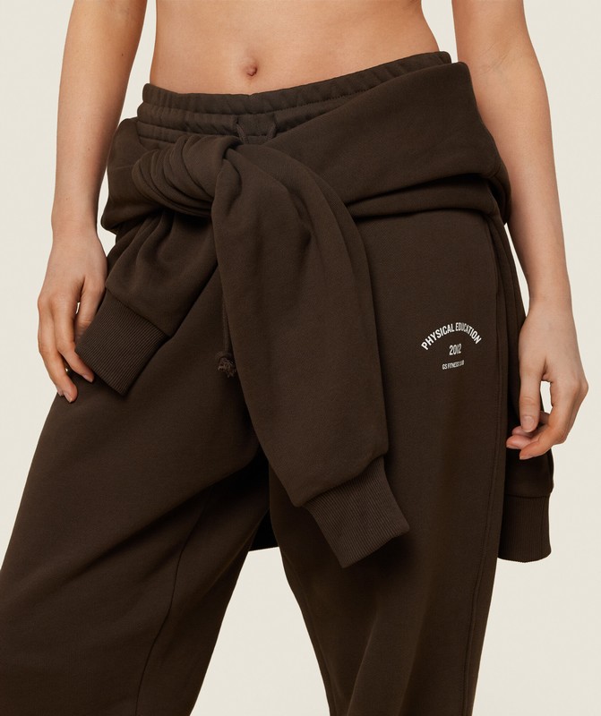 Gymshark Pe Graphic Sweatpants Byxor Dam Bruna | 475LRSGID