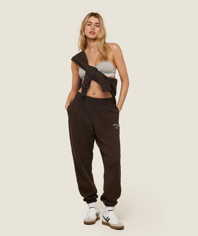 Gymshark Pe Graphic Sweatpants Byxor Dam Bruna | 475LRSGID