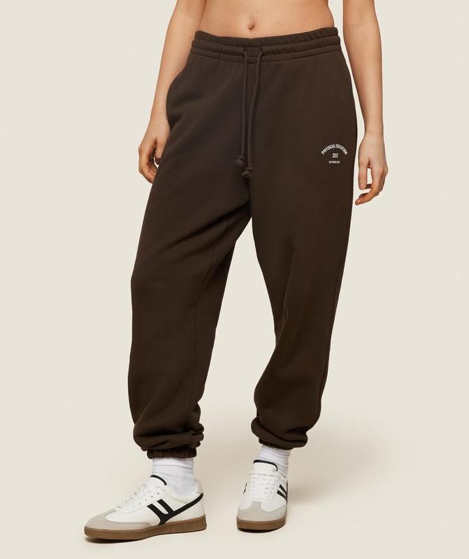 Gymshark Phys Ed Graphic Sweatpants Byxor Dam Bruna | 376HACJNE