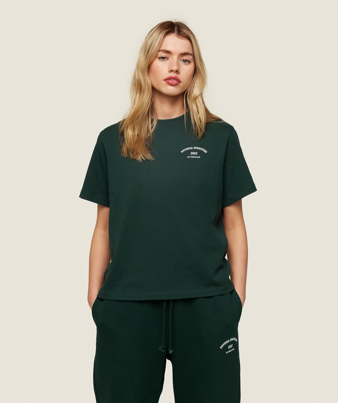 Gymshark Phys Ed Graphic T-Shirt T-Shirt Dam Gröna | 920HEALGY