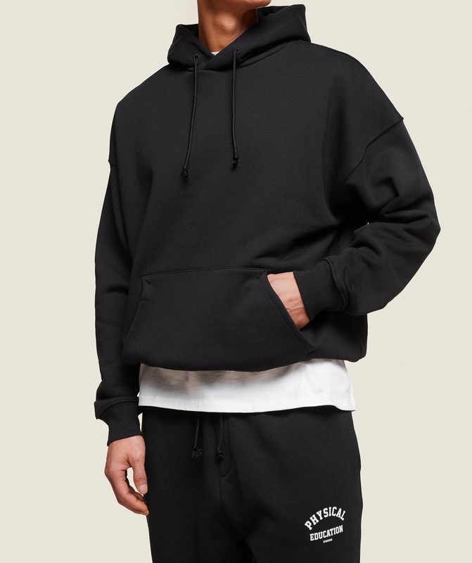 Gymshark Phys Ed Hoodie Hoodie Herr Svarta | 582CHZPJO