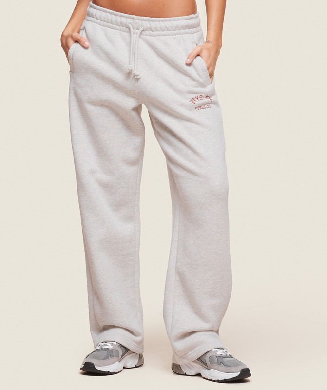 Gymshark Phys Ed Straight Leg Joggers Joggingbyxor Dam Ljusgrå | 936ITEVZK