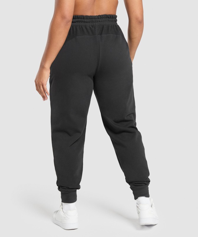 Gymshark Power Joggers Joggingbyxor Dam Svarta | 739LWJIBZ