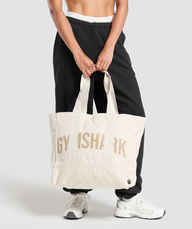 Gymshark Power Tote Tote Herr Vita Beige | 941IOTUQL