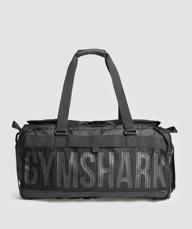 Gymshark Pursuit Duffle Bag Väska Dam Svarta Grå | 483FGXDET