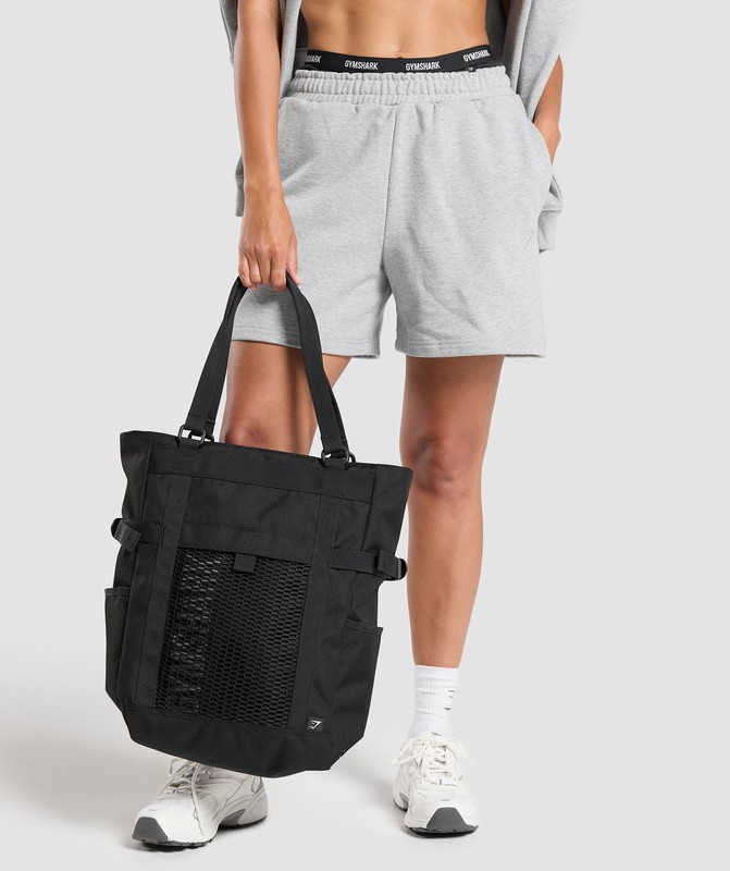 Gymshark Pursuit Tote Tote Dam Svarta | 213VTFZBN