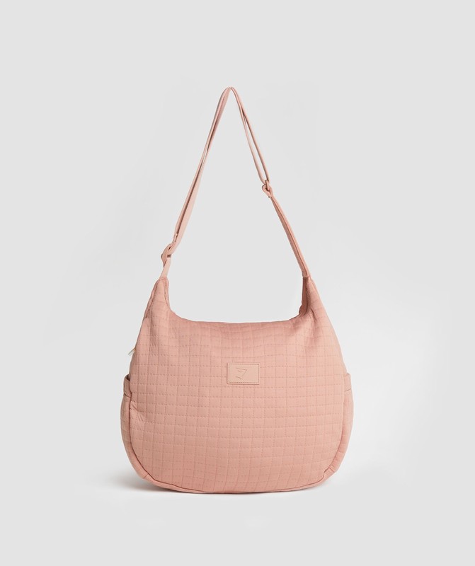 Gymshark Quilted Bag Väska Dam Rosa | 812IDCTRX