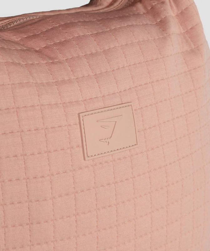 Gymshark Quilted Bag Väska Herr Rosa | 573SRODCL