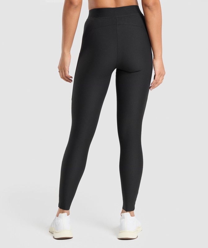 Gymshark Raw Cut Leggings Leggings Dam Svarta | 871EKWQPA
