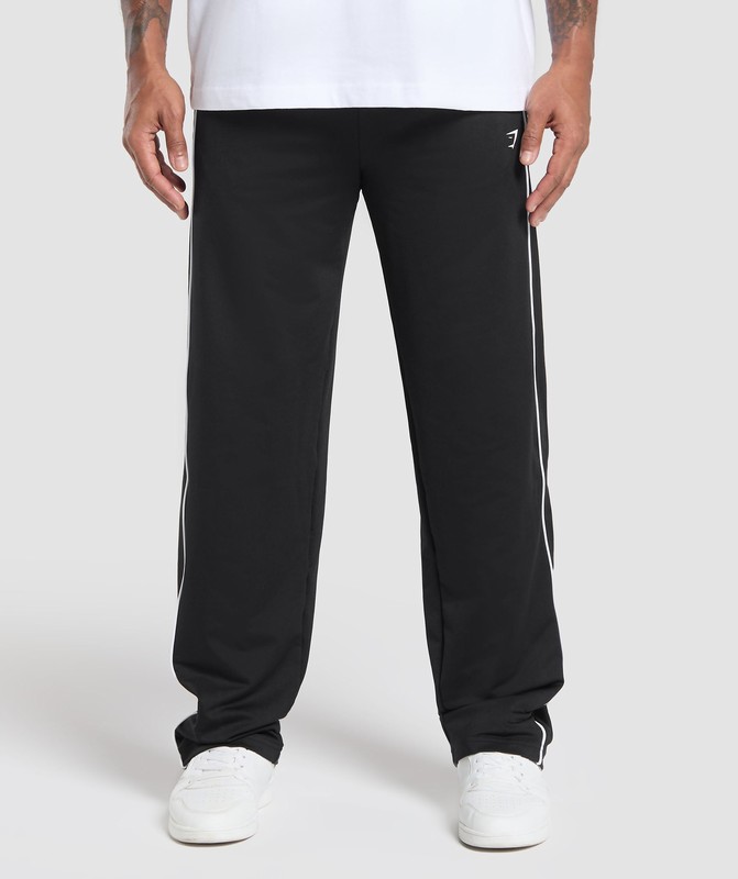 Gymshark Recess Straight Leg Pant Byxor Herr Svarta | 728DUWJSO