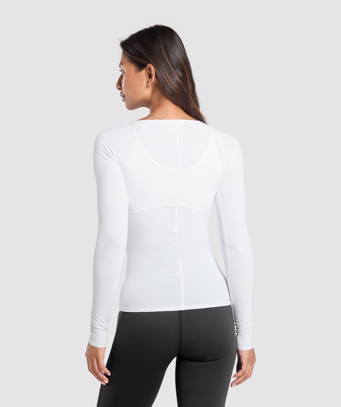 Gymshark Rest Day Buttery Soft Long Sleeve Top Top Dam Vita | 907MPOKYJ