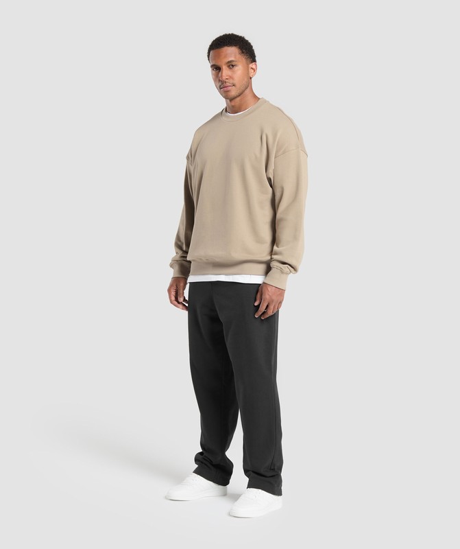 Gymshark Rest Day Essentials Crew Strumpor Herr Bruna | 174UYITRA