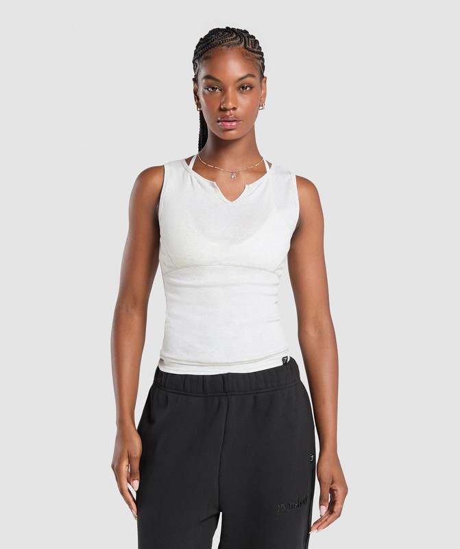Gymshark Rest Day Rib Top Top Dam Vita | 570OPKGEY