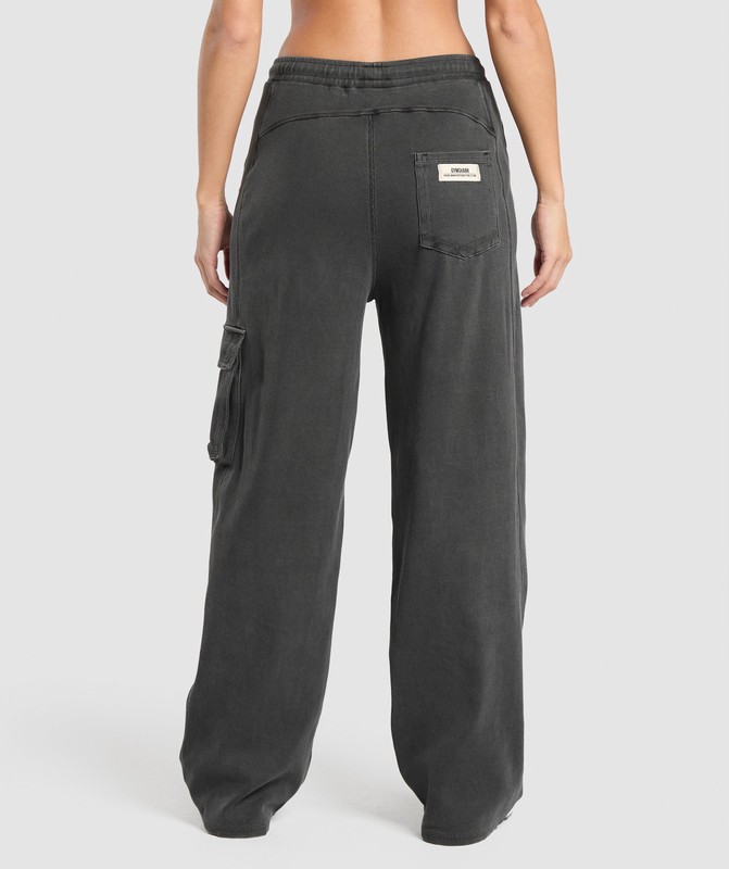 Gymshark Rest Day Ribbed Joggers Joggingbyxor Dam Grå | 072RFBYWZ