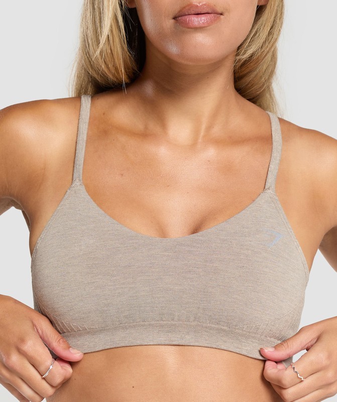 Gymshark Rest Day Seamless Modal Bralette Braletter Dam Bruna | 073BYDZFV