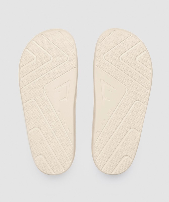 Gymshark Rest Day Slides Badtofflor Herr Vita | 658XWOBHK