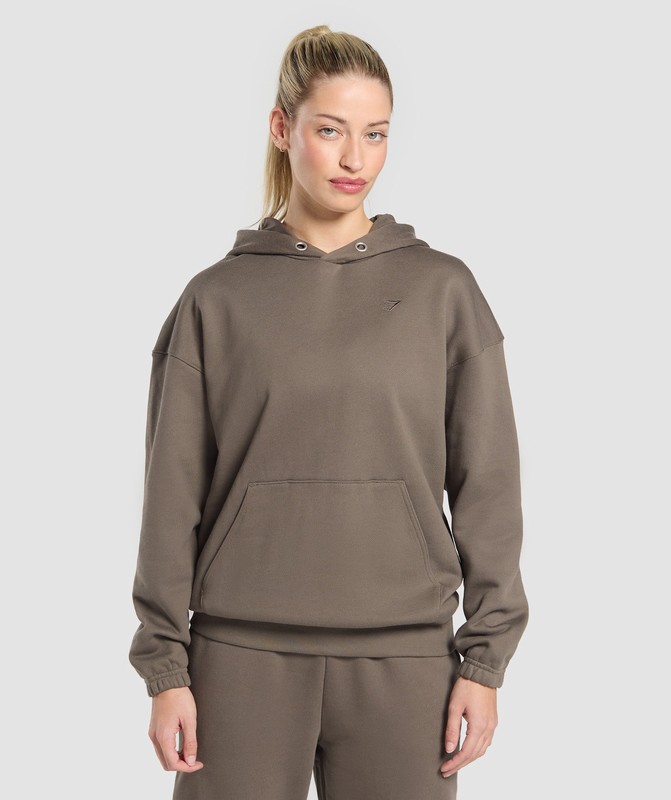 Gymshark Rest Day Sweats 2.0 Oversized Hoodie Hoodie Dam Camo Bruna | 026TJHKDN