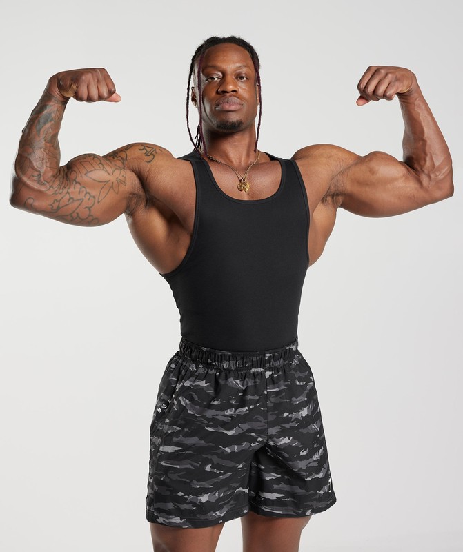 Gymshark Ribbed Tank 3pk Linne Herr Vita Svarta Grå | 431UTGWVS
