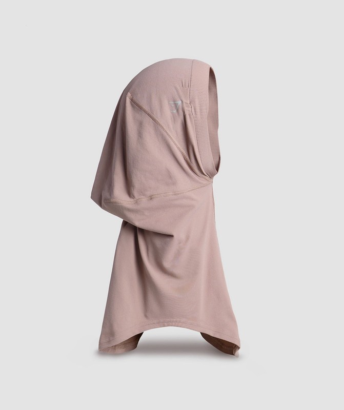 Gymshark Seamless Sports Hijab Hijab Herr Powder Mauve | 251YSHOZF