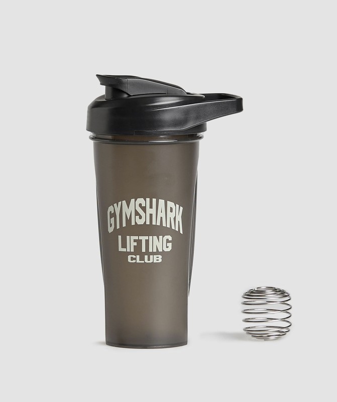 Gymshark Shaker Bottle- GS Lifting Club Graphic Vattenflaskor Dam Svarta | 042MGAHQY