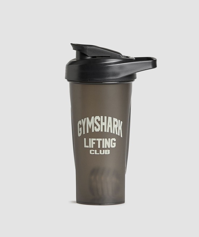 Gymshark Shaker Bottle- GS Lifting Club Graphic Vattenflaskor Dam Svarta | 042MGAHQY