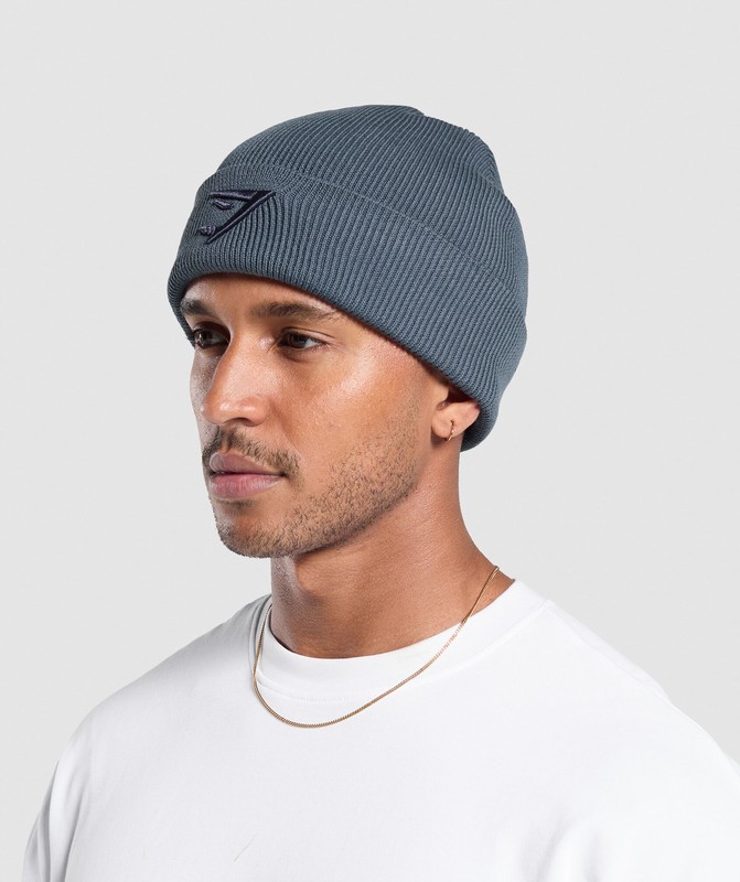 Gymshark Sharkhead Beanie Mössa Dam Blå | 274XRMASH