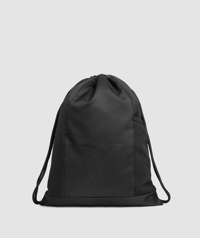 Gymshark Sharkhead Gymsack Väska Dam Svarta | 674FECMDU