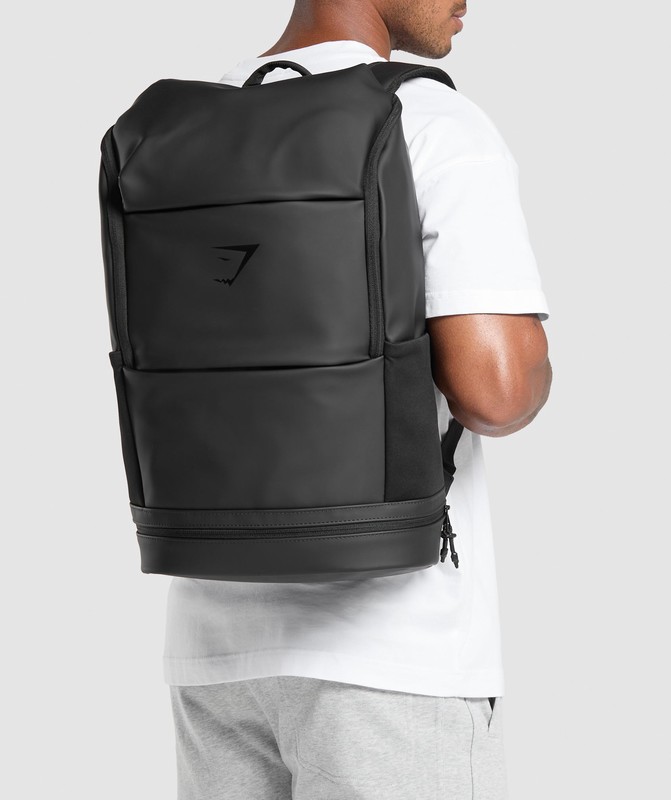 Gymshark Sleek Backpack Ryggsäck Herr Svarta | 237KIRHTS