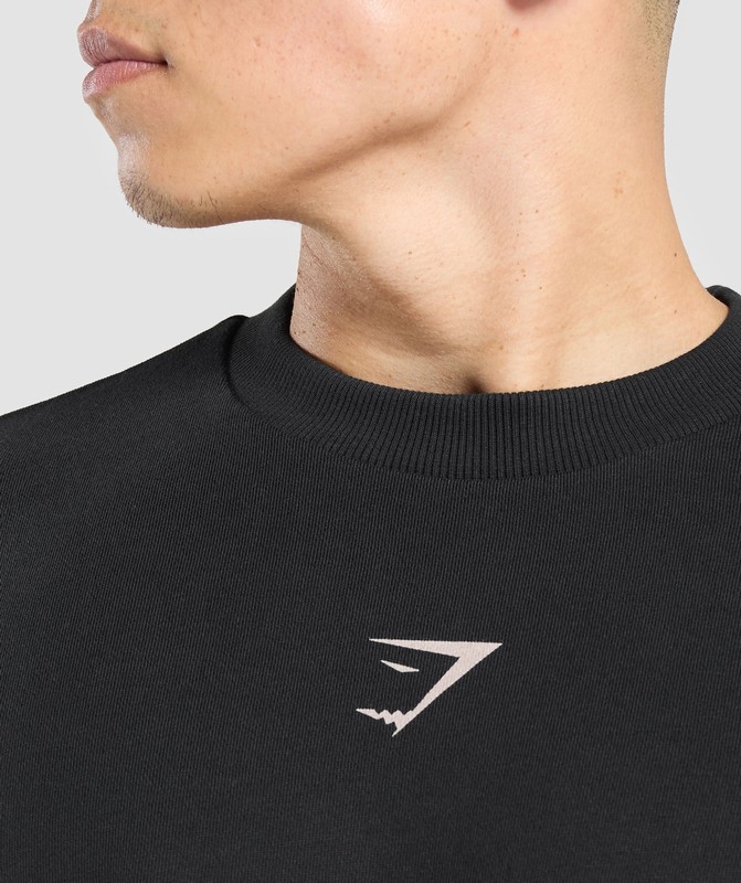 Gymshark Spartan Crew Strumpor Herr Svarta | 519KOFPTA