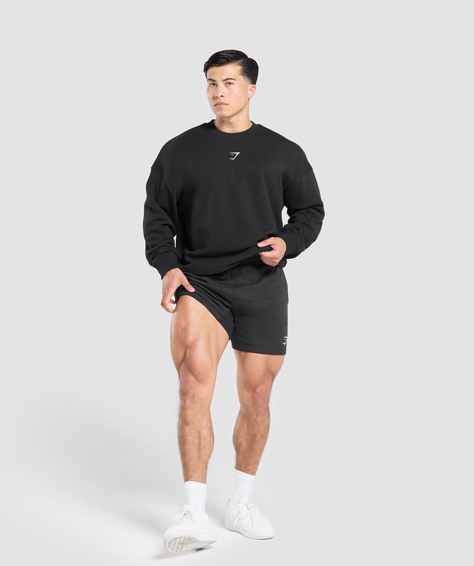 Gymshark Spartan Crew Strumpor Herr Svarta | 519KOFPTA
