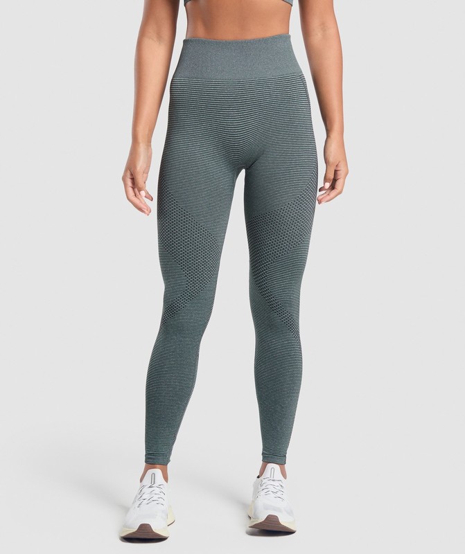 Gymshark Sport Seamless Leggings Leggings Dam Gröna Gröna | 201CJELQH