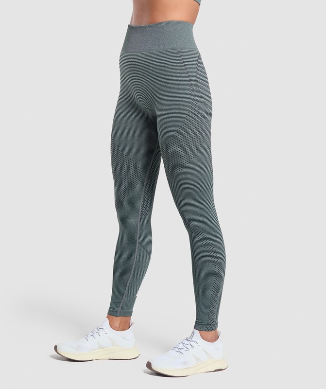 Gymshark Sport Seamless Leggings Leggings Dam Gröna Gröna | 201CJELQH