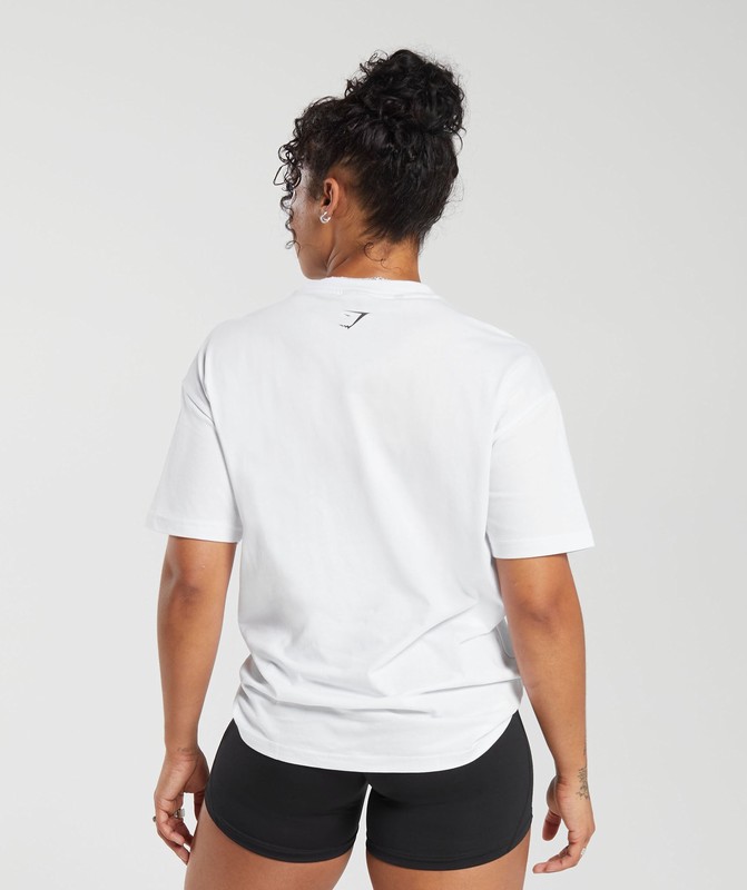 Gymshark Strength Department Oversized T-Shirt T-Shirt Dam Vita | 683XQEARN