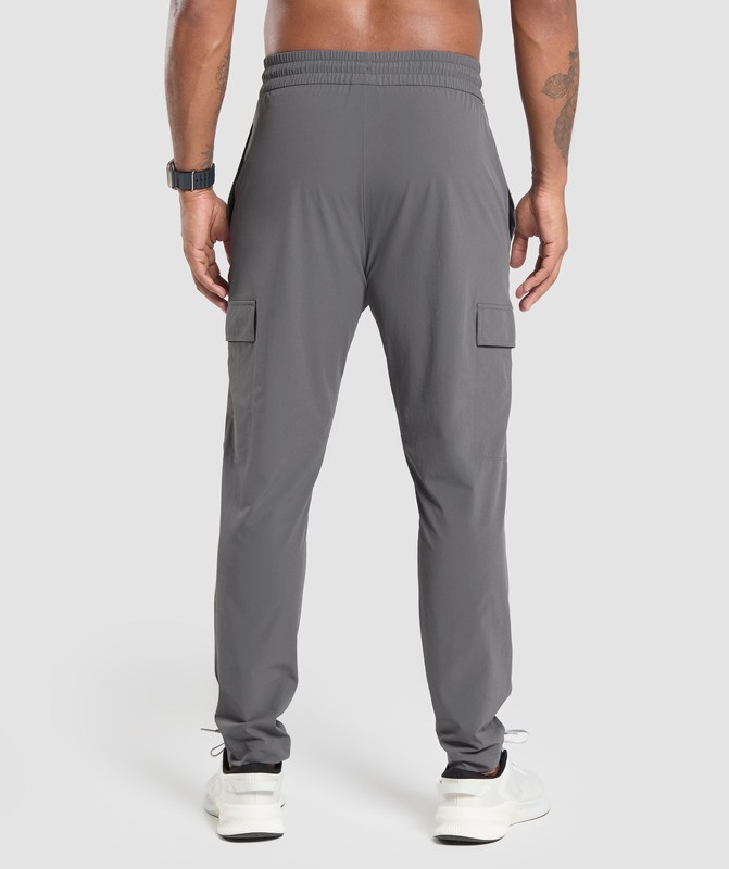 Gymshark Stretch Woven Cargo Pants Byxor Herr Grå | 361SMOHQX