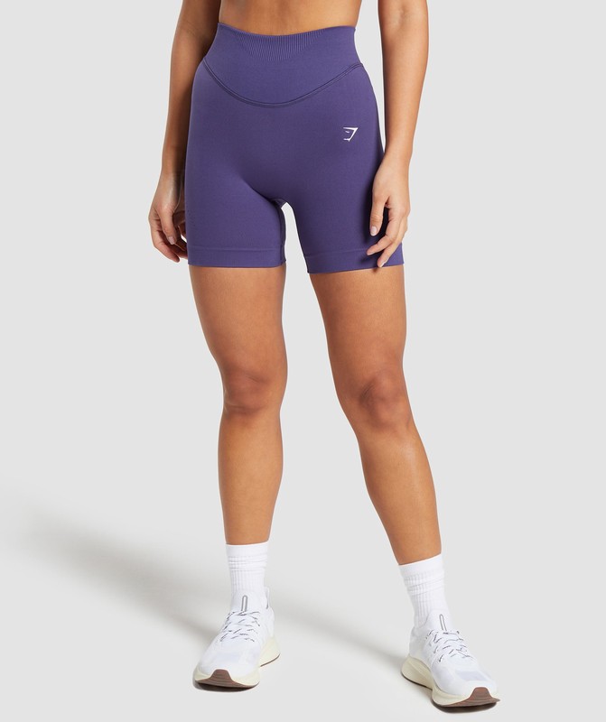 Gymshark Sweat Seamless Shorts Shorts Dam Lila | 017MRLFKO
