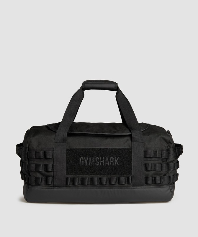 Gymshark Tactical Large Barrel Bag Väska Dam Svarta | 184XOEIPR
