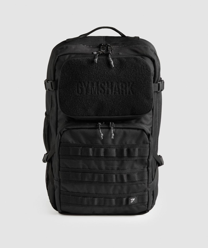 Gymshark Tactical Lite Backpack Ryggsäck Herr Svarta | 418OVIWCY